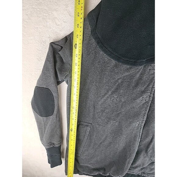 Lululemon Women's Jacket Gratitude Wrap Elbow Patch Heathered Gray Size 8 Medium - Picture 5 of 15